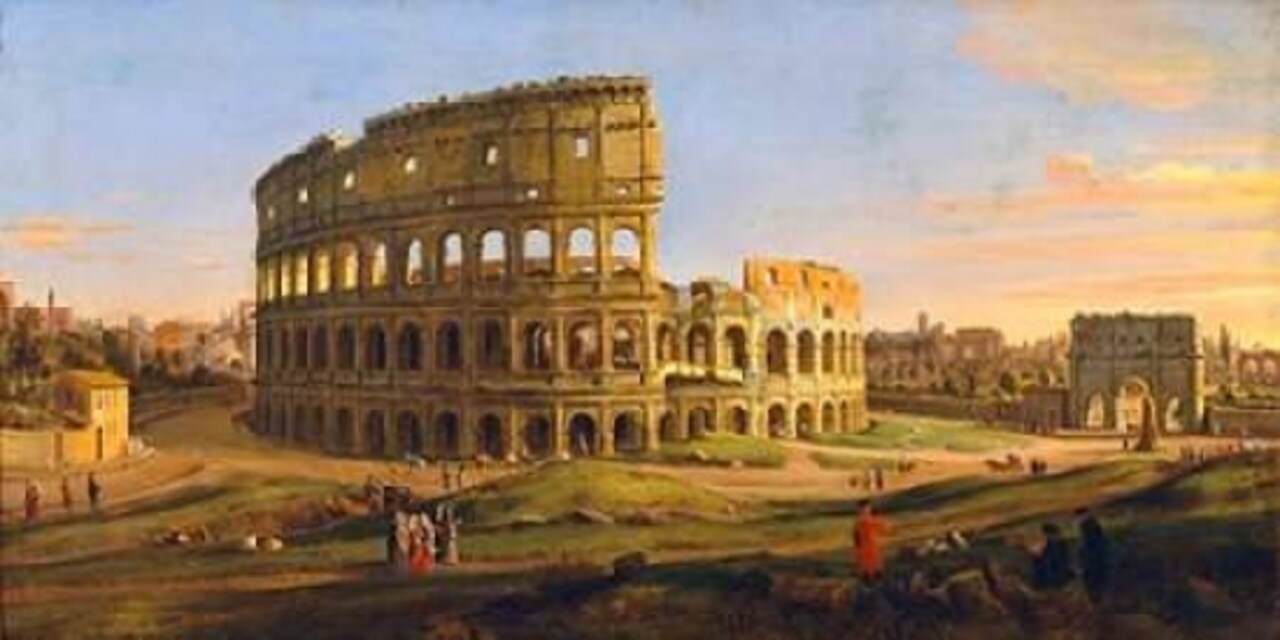 Veduta del Colosseo Poster Print by Gaspar Van Wittel - Item # VARPDX2VW3082